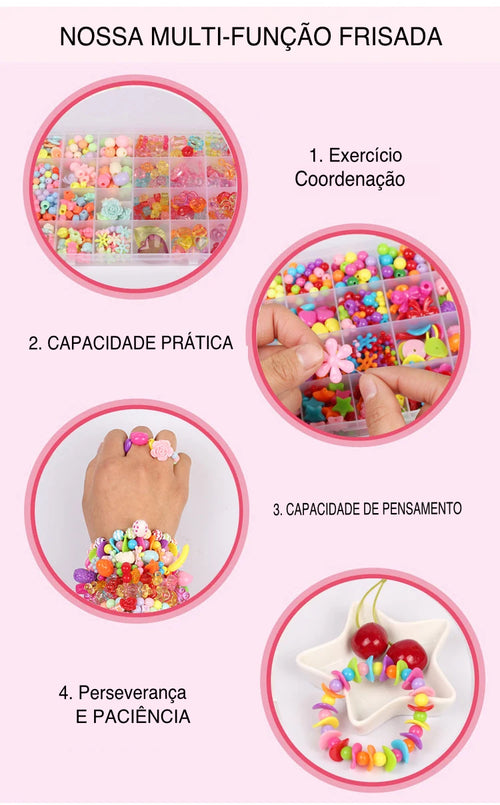 Kit Miçangas Criativo DIY