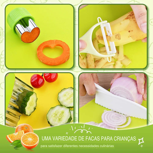 Kit Montessori de acessórios para cozinha