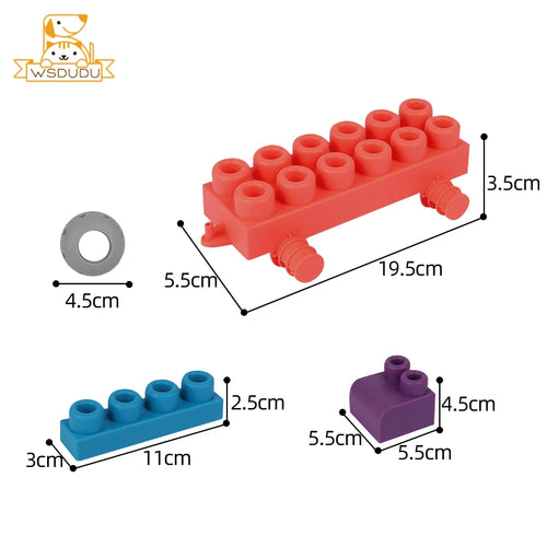 Blocos de Construção de Borracha