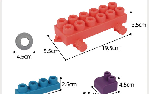 Blocos de Construção de Borracha